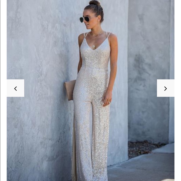 vici sequin jumpsuit